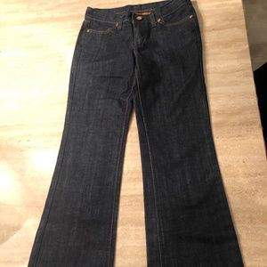 Tory Burch boot cut “classic” denim jeans